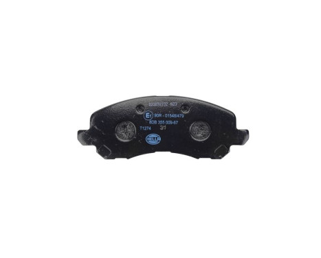 Brake Pad Set, disc brake 8DB 355 009-671 Hella, Image 2
