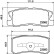 Brake Pad Set, disc brake 8DB 355 009-691 Hella