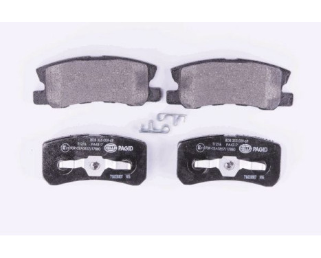 Brake Pad Set, disc brake 8DB 355 009-691 Hella, Image 2