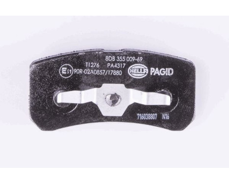 Brake Pad Set, disc brake 8DB 355 009-691 Hella, Image 3