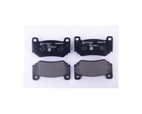 Brake Pad Set, disc brake 8DB 355 009-721 Hella