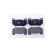 Brake Pad Set, disc brake 8DB 355 009-721 Hella