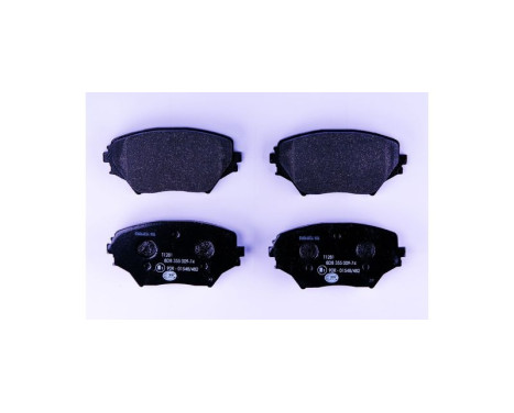 Brake Pad Set, disc brake 8DB 355 009-741 Hella