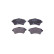 Brake Pad Set, disc brake 8DB 355 009-761 Hella
