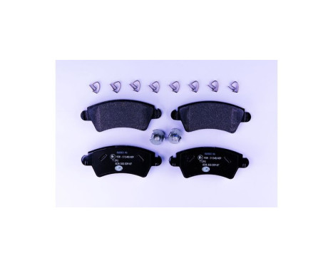 Brake Pad Set, disc brake 8DB 355 009-871 Hella