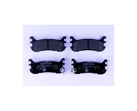 Brake Pad Set, disc brake 8DB 355 009-911 Hella