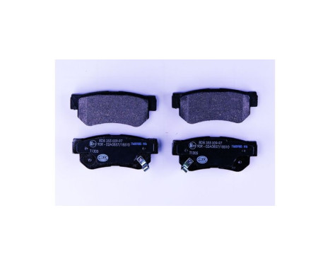 Brake Pad Set, disc brake 8DB 355 009-971 Hella