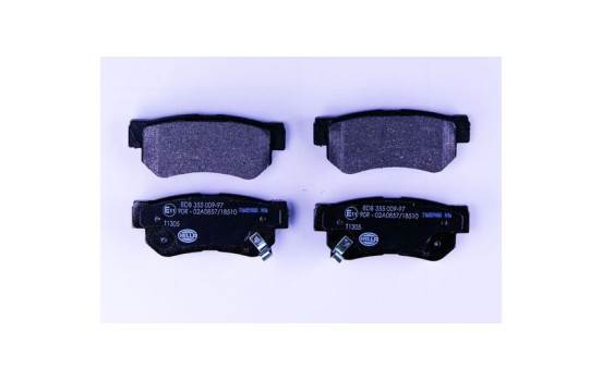 Brake Pad Set, disc brake 8DB 355 009-971 Hella
