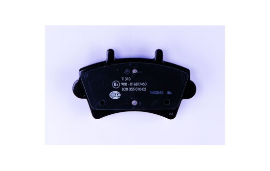 Brake Pad Set, disc brake 8DB 355 010-021 Hella, Image 2