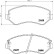 Brake Pad Set, disc brake 8DB 355 010-051 Hella, Thumbnail 4