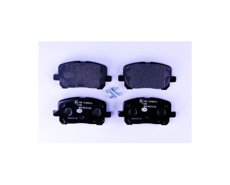 Brake Pad Set, disc brake 8DB 355 010-221 Hella