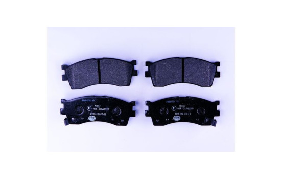 Brake Pad Set, disc brake 8DB 355 010-251 Hella