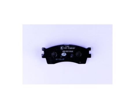 Brake Pad Set, disc brake 8DB 355 010-251 Hella, Image 2