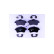 Brake Pad Set, disc brake 8DB 355 010-331 Hella