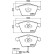Brake Pad Set, disc brake 8DB 355 010-351 Hella, Thumbnail 4