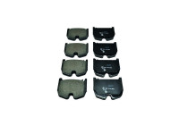 Brake Pad Set, disc brake 8DB 355 010-381 Hella