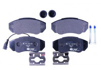 Brake Pad Set, disc brake 8DB 355 010-391 Hella