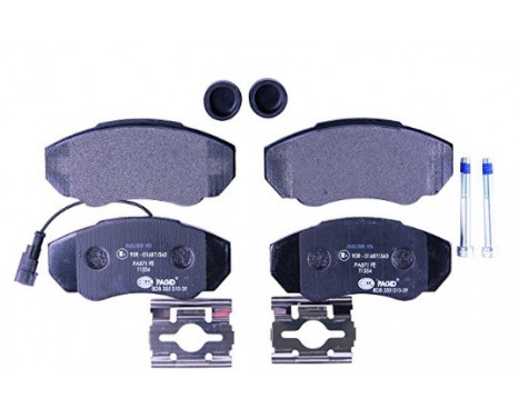 Brake Pad Set, disc brake 8DB 355 010-391 Hella