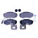 Brake Pad Set, disc brake 8DB 355 010-391 Hella