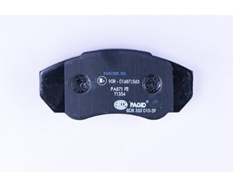 Brake Pad Set, disc brake 8DB 355 010-391 Hella, Image 2