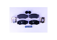 Brake Pad Set, disc brake 8DB 355 010-411 Hella