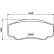 Brake Pad Set, disc brake 8DB 355 010-411 Hella, Thumbnail 4