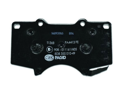 Brake Pad Set, disc brake 8DB 355 010-491 Hella Pagid GmbH, Image 3