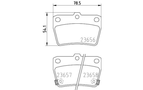 Brake Pad Set, disc brake 8DB 355 010-521 Hella, Image 4