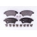 Brake Pad Set, disc brake 8DB 355 010-541 Hella