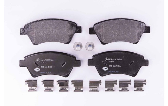 Brake Pad Set, disc brake 8DB 355 010-541 Hella