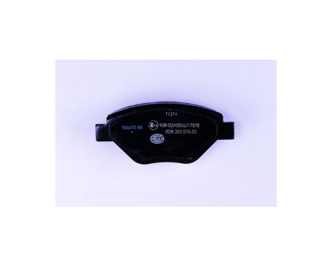 Brake Pad Set, disc brake 8DB 355 010-551 Hella, Image 2