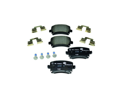 Brake Pad Set, disc brake 8DB 355 010-601 Hella