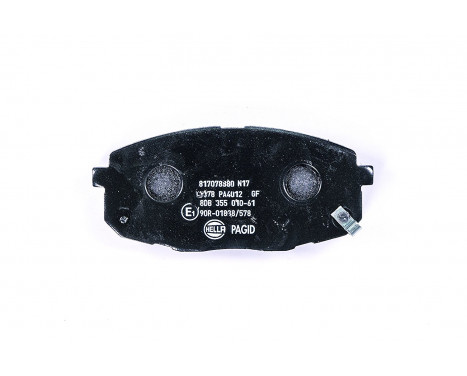 Brake Pad Set, disc brake 8DB 355 010-611 Hella Pagid GmbH, Image 2