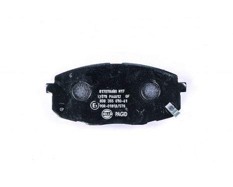 Brake Pad Set, disc brake 8DB 355 010-611 Hella, Image 2