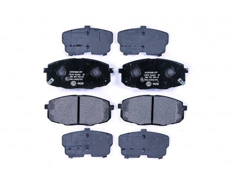 Brake Pad Set, disc brake 8DB 355 010-611 Hella