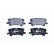 Brake Pad Set, disc brake 8DB 355 010-621 Hella