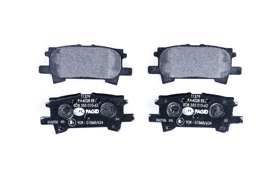 Brake Pad Set, disc brake 8DB 355 010-621 Hella