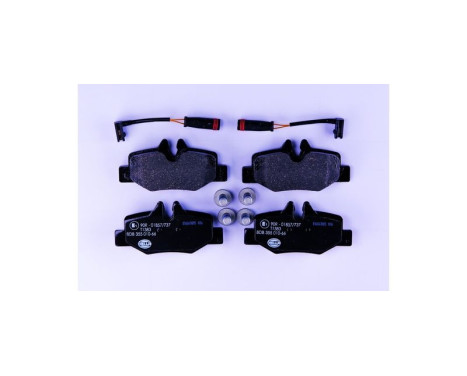 Brake Pad Set, disc brake 8DB 355 010-661 Hella