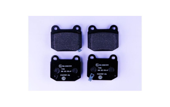 Brake Pad Set, disc brake 8DB 355 010-691 Hella