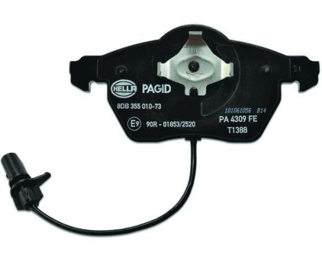 Brake Pad Set, disc brake 8DB 355 010-731 Hella Pagid GmbH, Image 3