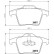 Brake Pad Set, disc brake 8DB 355 010-801 Hella, Thumbnail 4
