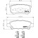 Brake Pad Set, disc brake 8DB 355 010-811 Hella, Thumbnail 4