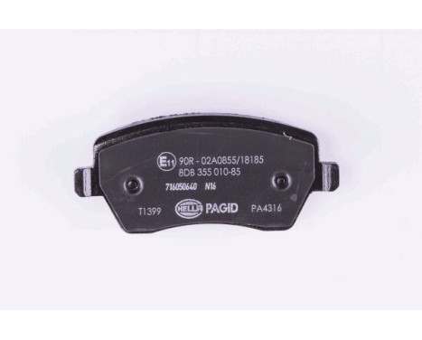 Brake Pad Set, disc brake 8DB 355 010-851 Hella Pagid GmbH, Image 3