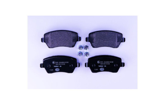 Brake Pad Set, disc brake 8DB 355 010-851 Hella