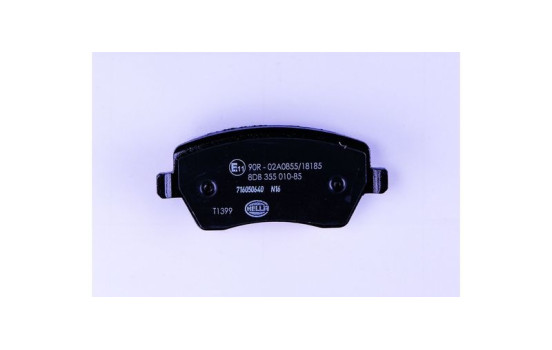 Brake Pad Set, disc brake 8DB 355 010-851 Hella, Image 2