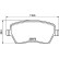Brake Pad Set, disc brake 8DB 355 010-851 Hella, Thumbnail 4