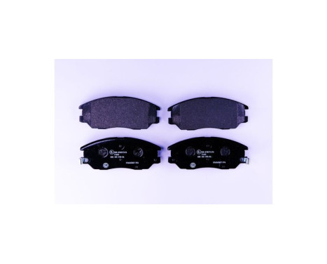 Brake pad set, disc brake 8DB 355 010-861 Hella