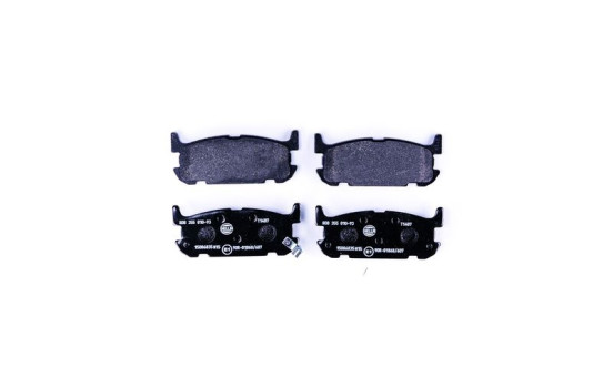 Brake Pad Set, disc brake 8DB 355 010-931 Hella