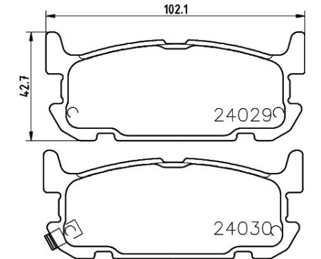 Brake Pad Set, disc brake 8DB 355 010-931 Hella, Image 4