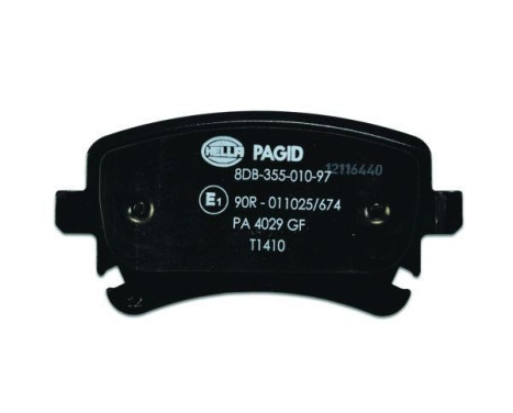 Brake Pad Set, disc brake 8DB 355 010-971 Hella Pagid GmbH, Image 3